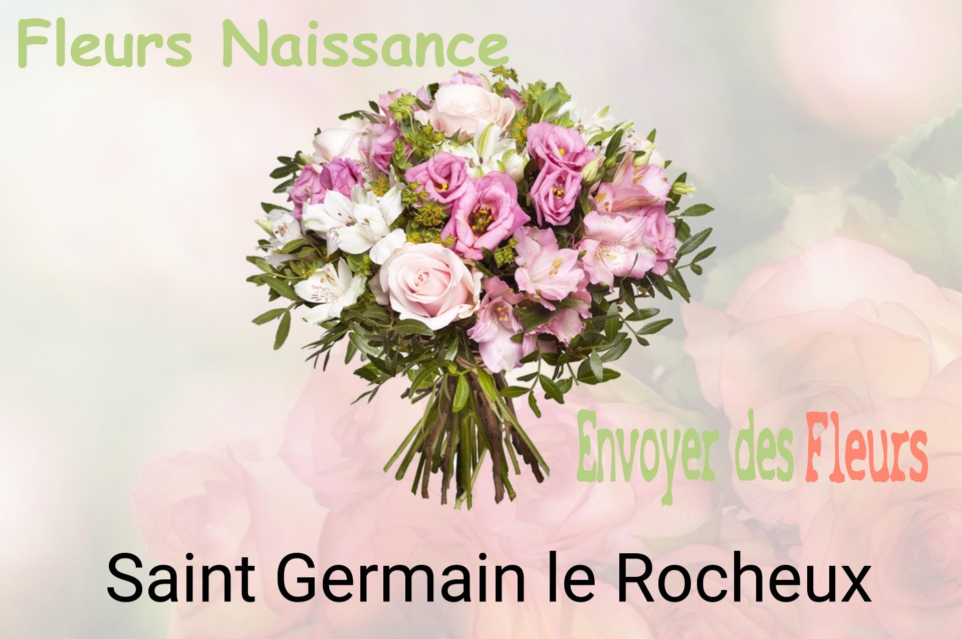 Bouquet de fleurs de naissance livré à Saint-Germain-le-Rocheux